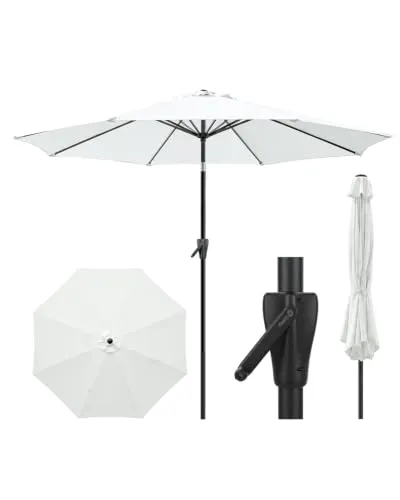 Sekey Alu-Sonnenschirm 300 cm mit Kurbel und Kippbar