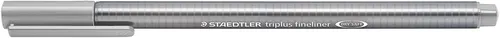 Staedtler 334-82 Fein-Liner und Pigmentliner Feinliner Triplus silbergrau,
