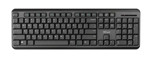 Trust Wireless-Tastatur TK-350 - Kabellose Tastatur mit komfortablem Design, ideal für flexibles Arbeiten und reduzierte Kabelunordnung.