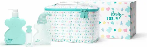 Tous Baby Tous Geschenkset 4 Teile - Parfüm-Geschenkset für Kinder, inkl. 100ml Eau de Cologne, 250ml Body Lotion und 15ml Mini, ideal für empfindliche Babyhaut.