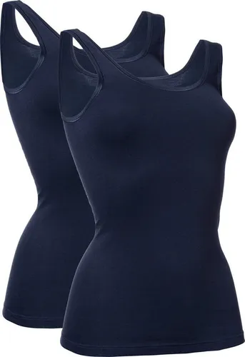 conta Unterhemd Damen-Unterhemd 2er-Pack Feinripp Uni