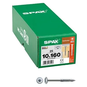 SPAX Holzbauschrauben T40 Tellerkopf WIROX 0251011001605 10 mm x 160 mm, 25 St.