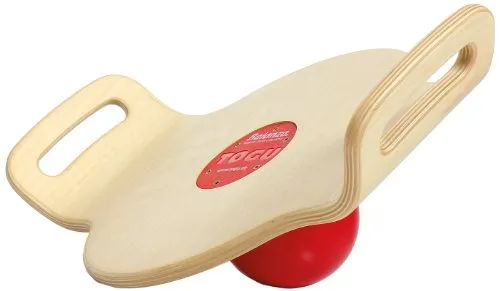 Togu Balancetrainer Balanza - Balance Board für intensives Training - Balanceboards für Kraft-, Gleichgewichts- und Koordinationstraining. Der luftgefüllte Ball ermöglicht mehrdimensionale Bewegungen und fördert Stabilität. Made in Germany – langlebig und 100% recyclebar.