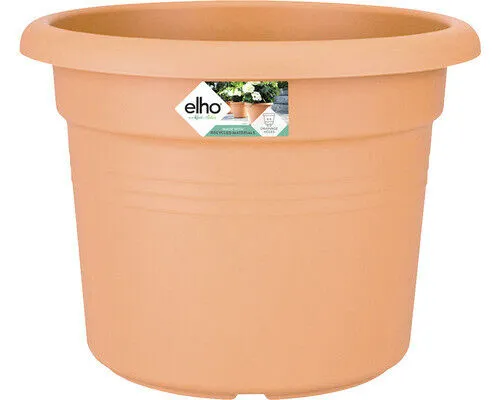 Pflanzkübel Elho Green Basics Cilinder Kunststoff Ø 65 cm H 48,5 cm Mild terra