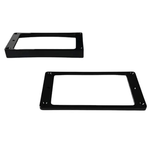 Allparts PC-0743-023 Humbucker Rahmen Set für flache Decken schwarz