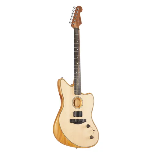 Fender American Acoustasonic Jazzmaster Natural Westerngitarre