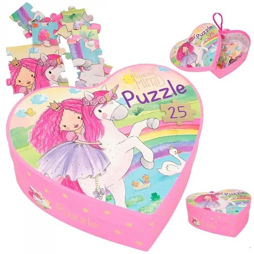 DEPESCHE - PRINCESS MIMI PUZZLE 25 TEILE IN HERZSCHACHTEL 10952 NEU OVP