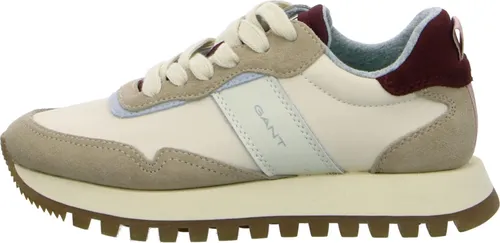 Gant Caffay Sneaker Beige - Damen Sneaker in Gr. 40 - Stylische Sneaker für Damen in Beige mit rutschhemmender Profilsohle und gepolsterter Decksohle. Ideal für den Alltag, bieten sie hohen Tragekomfort und einen sportlichen Look.