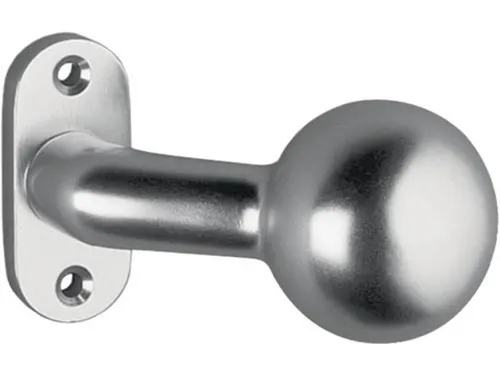 Knopf Vesta 1331/4020, F1 eloxiert - Hochwertiger Türknopf für Rahmentüren, aus eloxiertem Aluminium, ideal für langlebige und stilvolle Türlösungen.