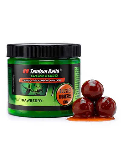 Carp Food Boosted Hookers 18mm / 300 g Perfect Strawberry