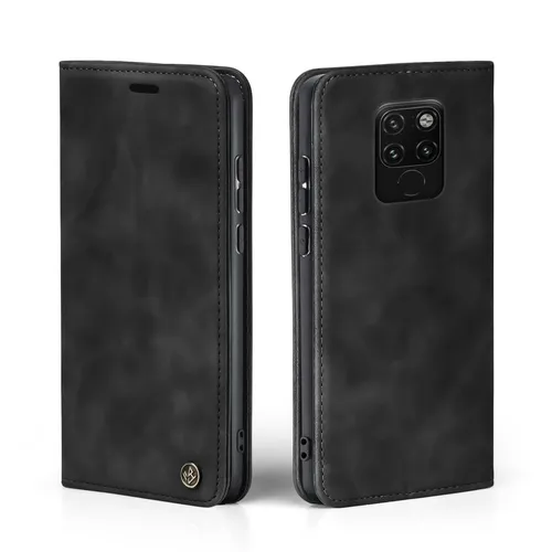 Handy Hülle für Huawei Mate 20 Klapp Magnet Smartphone Cover Case Schwarz