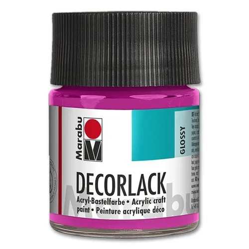 Decorlack Acryl glossy - Nr. 014 magenta Marabu 113005014, 50ml 87€/L