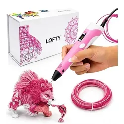 SCRIB3D 3D Stift Set in Rosa – Kreatives Basteln für Kinder