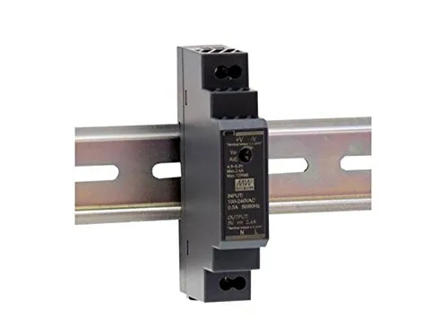 Mean Well HDR-15-12 Netzteil- 1 Ausgang- 15 W- Hutschienenmontage- 12 V 1.25 A- für Industrielle Anwendung