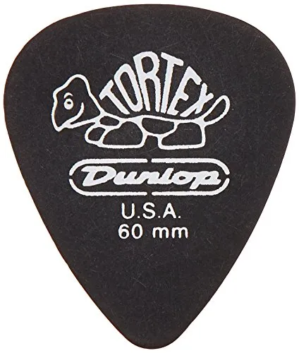 Plektrum Dunlop Tortex Pitch Black 0,60 mm (12 pcs) Plek Pick NEU