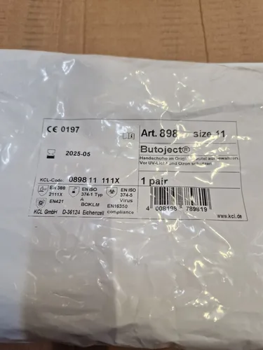 KCL Handschuh Butoject 898, Größe 11, schwarz - 89811 - Arbeitshandschuhe, besonders robust und ideal für anspruchsvolle Arbeiten in Industrie und Handwerk.