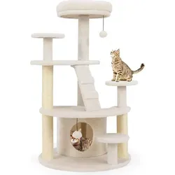 Katzenkratzbaum mit Höhle und Spielzeug