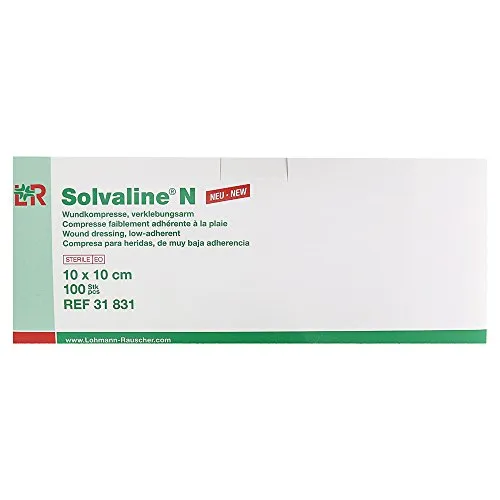 Solvaline N Kompressen 10x10 cm Steril, 100 St