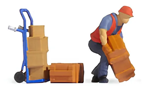 Noch H0 16526 Tiny-Scenes Lagerarbeit