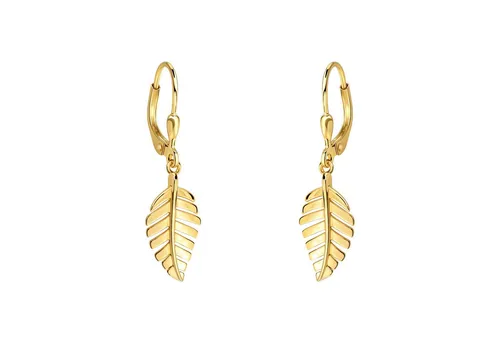 Sofia Milani Paar Ohrhänger Blatt, 925 Silber Damen Schmuck - E2594