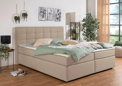 Home affaire Boxbett Ovalo auch in Überlänge erhältlich, wahlweise mit Bettkasten, in H2, H3 & H4 erhältlich