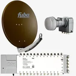 Fuba DAA 780 B Satellitenschüssel 80cm für 24 Teilnehmer von Fuba