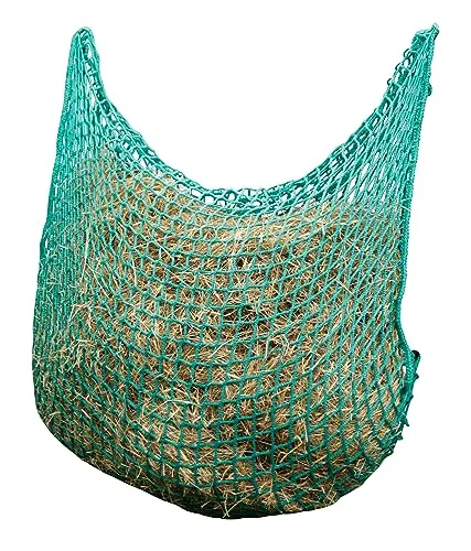 Kerbl Heunetz FlexiStrong 150 x 100 cm, grün - Tröge, Tränken & Zubehör für Pferde – robustes Heunetz mit 6 mm dicker Kordel, einfach zu befestigen und ideal für Box, Paddock oder Weide.