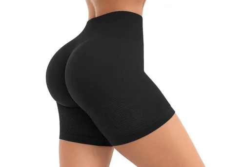 Smilodox Shorts Amaze Scrunch, Blickdichte Radlerhose mit Unsichtbarer Scrunch-Effekt High Waist Squatproof Scrunch Shorts-Leggings Seamless Sport Fitness