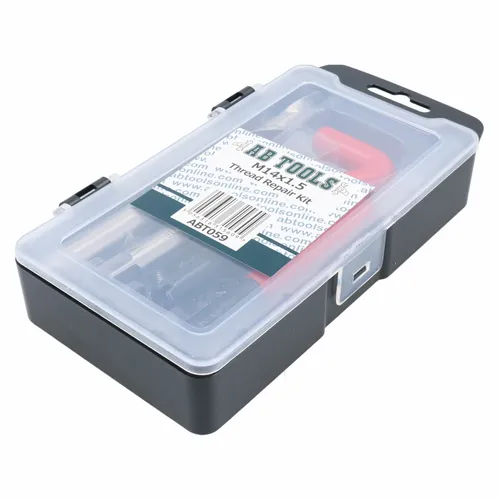 M14 x 1,5mm Gewindereparatursatz / Helicoil 15tlg Set Gewinde beschädigt