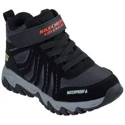 Skechers Winter Boots, Schwarz/Rot, 33 EU - Wanderschuhe mit isolierender Synthetik-Oberfläche, ideal für kalte Tage und Outdoor-Abenteuer.