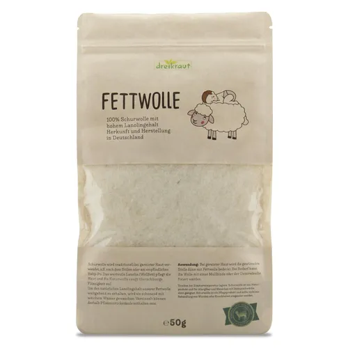 dreikraut® Bio Fettwolle
