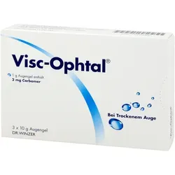Visc Ophtal 30 G - Augengel zur Behandlung des Trockenen Auges, ersetzt die Tränenflüssigkeit und sorgt für langanhaltende Befeuchtung.
