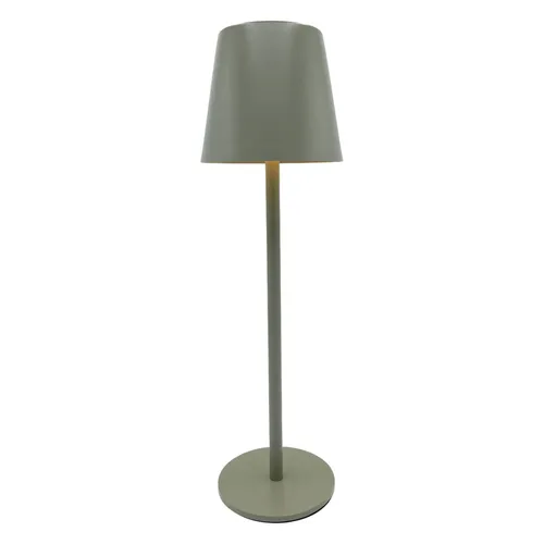 Anna's Collection Tischleuchte oliv Outdoor usb dimmbar 11x36,5cm touch Metall