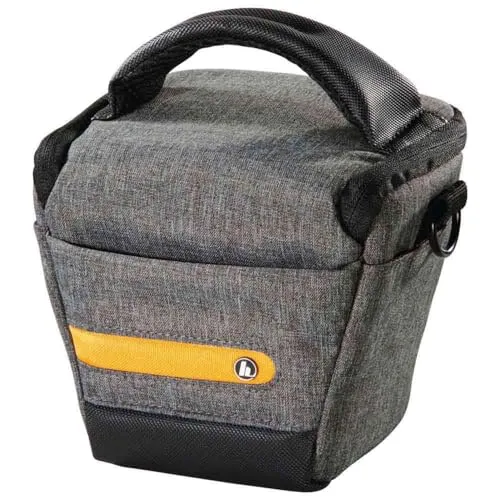 Hama Kameratasche 121303 Terra 100 Colt Grau - Kameratasche für sicheren Schutz Ihrer Kamera, ideal für Ausflüge und Reisen, robust und stilvoll in Grau.