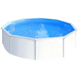 Planet Pool Rundpool 460x120 cm – Robuster Stahlwandpool - Genieße deinen eigenen Gartenpool! Der langlebige Stahlwandpool mit 0,4 mm Wandstärke bietet Stabilität und ist ideal für DIY-Projekte. Perfekt für entspannte Sommertage im eigenen Garten.