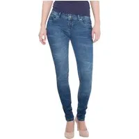 Way of Glory Damen WAY OF GLORY 5-pocket Jeans »Maria« Slim Fit Maria mittelblau