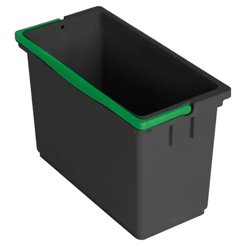 Vermop Eimer, Kunststoffeimer grau/grün 8 L Putzeimer für viele Putzwagen, Reinigungswagen 178092