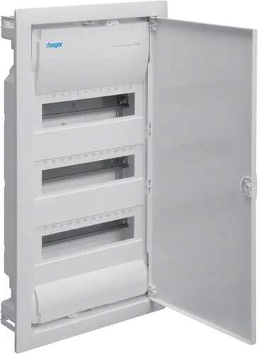 Hager Volta Unterputz Verteilerschrank 4 Reihen 48 Module von Hager