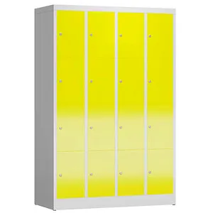 Steelboxx Fächerschrank 16 Fächer - Robuster Schließfachschrank mit 16 Fächern, ideal für Umkleiden und Pausenräume, keine Montage erforderlich – komplett verschweißt und sofort einsatzbereit.
