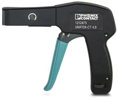 Phoenix Contact UNIFOX-CT 4,8 Kabelbinderzange - Kabelbinderzange für Kunststoff-Kabelbinder von 2,2 - 4,8 mm Breite, ideal für präzise und effiziente Elektroinstallationen.