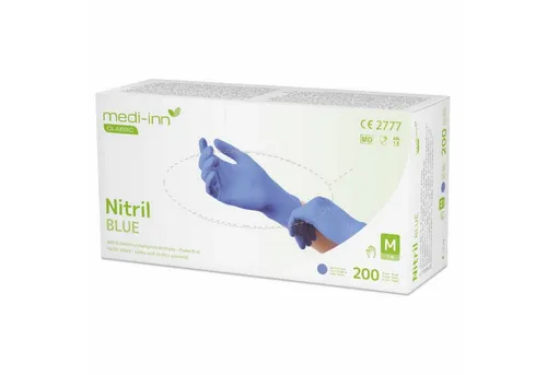 BODY PRODUCTS Relax Pharma und Kosmetik GmbH Nitril-Handschuhe Hygienehandschuhe Größe S – Einmalhandschuhe blau, 200 Stück