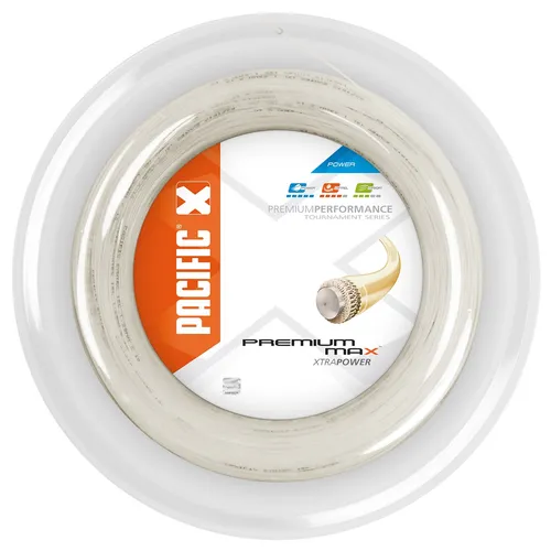 Pacific Tennissaite Premium Max (Power+Beschleunigung) 200m Rolle