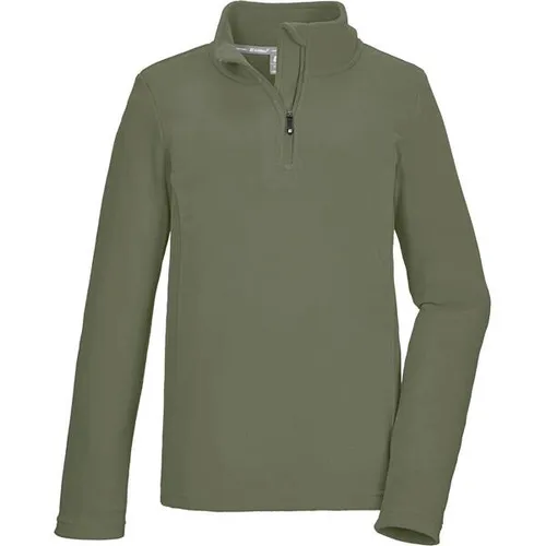 KILLTEC Kinder Shirt KSW 248 BYS FLC SHRT - Shirts & Tops – Weiches Fleeceshirt mit Stehkragen, ideal für Wintersport und Outdooraktivitäten, mit praktischem Reißverschluss für einfachen Zugang.