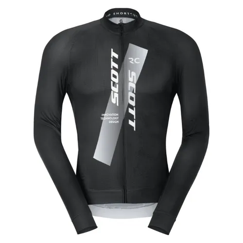Scott RC Pro L/S Herren Bikeshirt - Schwarz - M - Fahrradbekleidung mit atmungsaktivem Material und optimaler Passform für höchsten Komfort während der Fahrt.