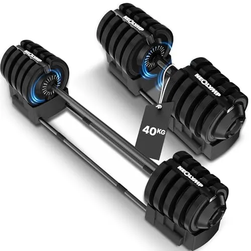 NEOLYMP 2-in-1 verstellbares Hanteln Set (2-40 kg)