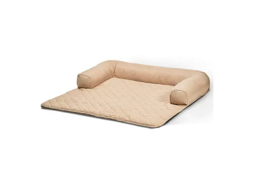 lous Hundematte Sofaschutz, Sofadecke mit Rand in beige von lous