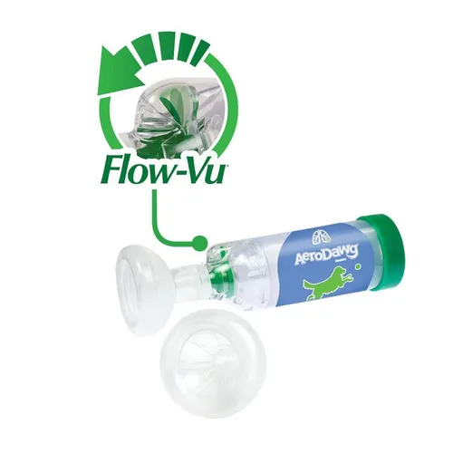 Produktbild Aerodawg Inhalationsgerät für Hunde bis 9kg mit Flow-Vu Indikator