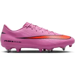 Nike Performance Fußballschuh rosa|schwarz 42,5 EU - Hochwertiger Fußballschuh in Größe 42,5 mit atmungsaktivem Flyknit-Obermaterial. Ideal für nasse und matschige Naturrasenplätze, sorgt für optimalen Halt und Komfort beim Spiel.
