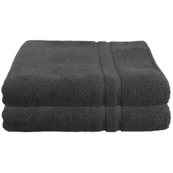 Julie Julsen Handtücher 2-Handtücher-Grau, Baumwolle (2-St) grau 60 cm x 100 cm