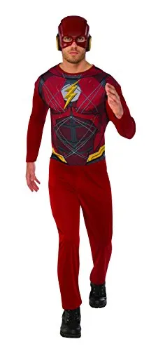 Bristol Novelty Marvel Flash Kostüm für Herren - Größe XL, hochwertiges Kostüm für Superhelden-Fans und perfekte Verkleidung für Partys